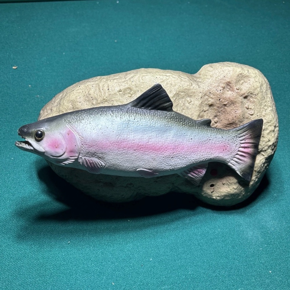 Travis Singing Trout Talking Fish Decor Rock Base